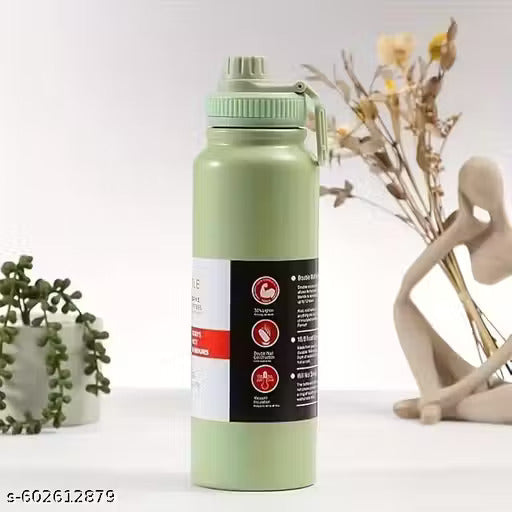 Premium Stainless Steel Vacuum Insulated Water Bottle | Leakproof Hot & Cold Flask