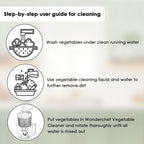 Premium Manual Salad Spinner & Vegetable Dryer | Large Capacity Lettuce Washer & Fruit Dryer