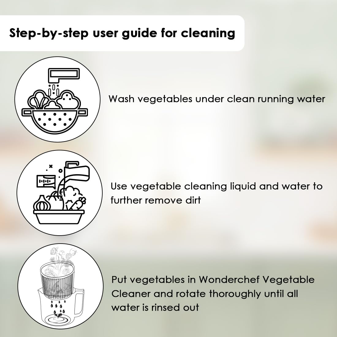 🥗 Manual Salad Spinner – Quick Vegetable & Fruit Dryer