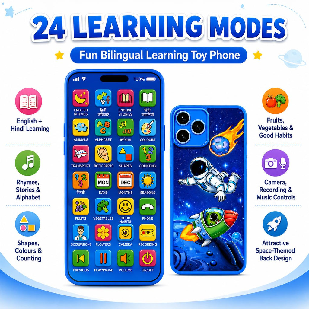 Kids Educational Learning Phone – Interactive Talking Toy for Early Learning