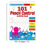 101 Pencil Control Activity Book – Tracing & Coloring Workbook for Kids