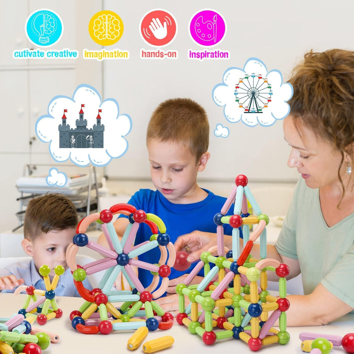 Creative Building Blocks Set for Kids – Learn, Build & Create Together