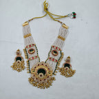 Royal Kundan Pearl Necklace Set