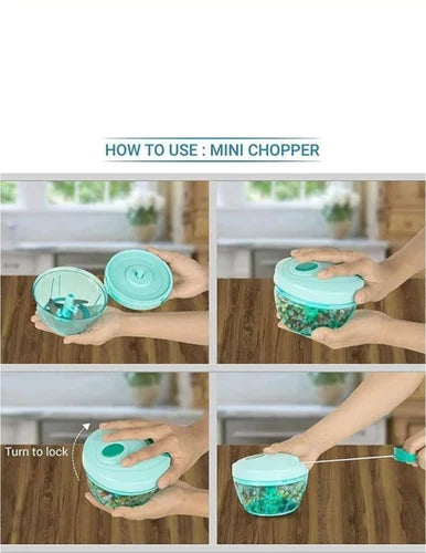 Manual Vegetable Mini Chopper