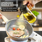 Premium 2-in-1 Oil Sprayer & Dispenser Bottle | Perfect for Cooking, Air Frying & Salads